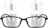 1 Pair Optical Ruler Pupil Height Meter Optometry Tester for Hospital Eye Ophthalmic Measuring Tools Durable 1 Pair X Ruler Test, Measure and Insp...