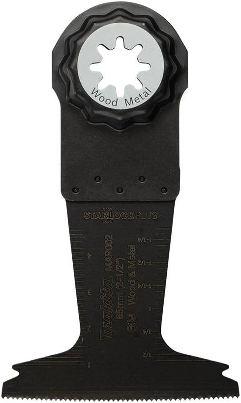 Makita E-08470 StarlockPlus® Oscillating Multi-Tool 2-1/2" Bi-Metal Curved Plunge Cut Blade...