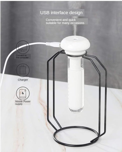 USB Cool Mist Humidifier-Portable Mini Air Humidifier for Bedroom Desk Car Travel Office Baby With Adjustable Length...