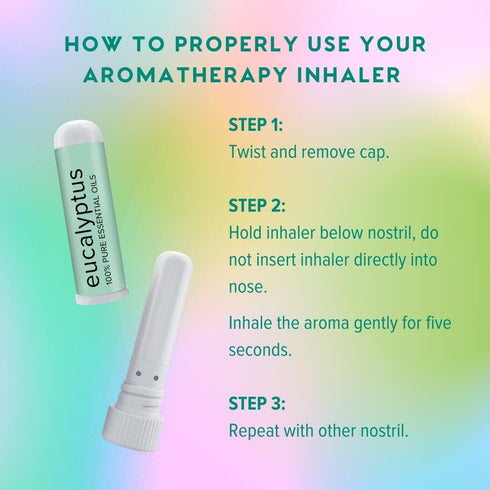 MOX? Nasal Inhalers Bundle, 8 Essential Oils, 100% Pure and Undiluted, Therapeutic Grade, No-Mess Portable Aromatherapy, includes Eucalyptus, Pepp...