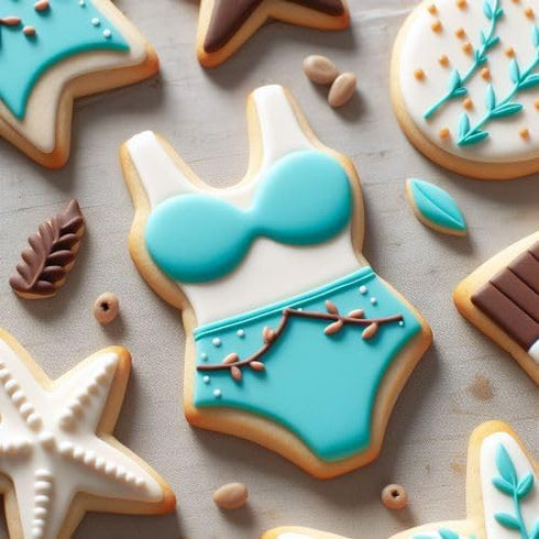 One Piece Bathing Swimsuit/Lingerie 4 Inch Cookie Cutter from The Cookie Cutter Shop – Tin Plated Steel - Made in the USA...