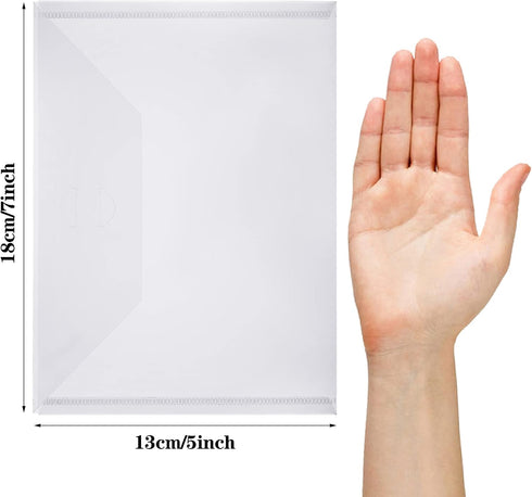 21 Pieces Clear Stamp and Die Storage Pockets Die Cut Storage Bag Scrapbooking Storage Die Storage Envelopes for DIY Card Making (Die Cut Not Incl...