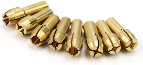2 Set of Brass Collet Fits Dremel Rotary Tools Including 1mm/1.6mm/2.3mm/3.2mm...