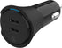 Scosche CPDCC40 PowerVolt 40-Watt Certified USB Type-C Fast Car Charger Power Delivery 3.0 for Standard USB-C Devices, Dual USB-C Charger...