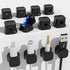 12 Pack Magnetic Cable Clip Clips, Under Desk Cable Management,Hgliagtsmat Adhesive Cord Clip Storage Box for Home Desk Phone Car Wall Desktop Nig...