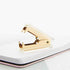Multibey Acrylic Gold Craft Scissors Staple Remover Set Acrylic Metal Fabric Scissor Home Office Desk Supplies (Clear Gold)...