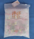 Floral Pattern Fabric 54 inches Width Pink and Yellow Floral Embroidery Organdy Lace Fabric by The Yard...