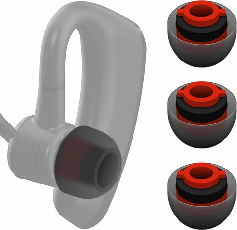 3 Pcs Silicone Ear Tips for Voyager 5200 / Voyager Legend, Replacement Medium Size Noise Reduce Rubber Earbuds Gel Wings Compatible with Plantroni...
