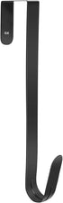 GameXcel 15" Wreath Hanger for Front Door - Large Wreath Metal Hook for Christmas Wreath Over The Door Single Hook, Black...