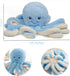 JOSON Cute Octopus Plush Toys, Soft Octopus Stuffed Animals, Girls and Boys Adult Birthday (16 Inch, Blue)...