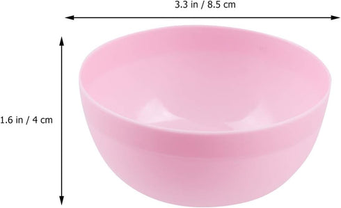 10Sets Slime Bowl Slime Mixing Tool Makeup Bowl Crystal Mud Mixing Bowls Plastic Glue Mixer for Makeup Crafts (Pink)...