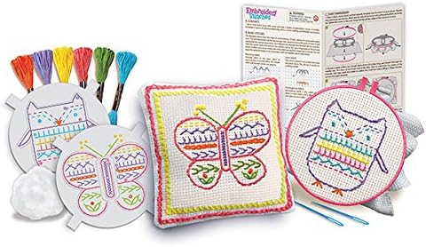 4M Embroidery Stitches Kit, 14 X 14centimeters, Multicolor......