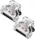 3 Way Power Distribution Block, 1x 0 Gauge in / 3X 4 Gauge Out Amp Power Distribution Ground Distributor Connecting Block for Car Amplifier Audio ...