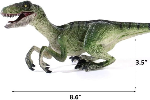 Gemini&Genius Velociraptor Dinosaur Toy for Kids, Raptor Dinosaur Action Figure, Party Supplies, Dino Collection Toy, Dinosaur Play & Display, Gif...