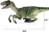 Gemini&Genius Velociraptor Dinosaur Toy for Kids, Raptor Dinosaur Action Figure, Party Supplies, Dino Collection Toy, Dinosaur Play & Display, Gif...