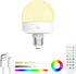 Rechargeable Light Bulb with Remote - E26 Battery Operated Light Bulb no electricity for Table lamps, Wall Sconces, Chandeliers, Non-Hardwired (1 ...
