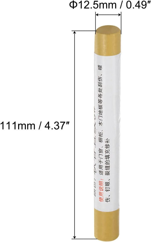 uxcell Wood Wax Filler Stick, Furniture Crayons Wooden Repair Wax Filler Stick Touch Up Wax Paint Pens for Scratches Holes Floor Laminate Tables D...