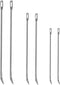 Meat Trussing Needles, Roasting Trussing Needles for Lacing Roast Turkey, Chicken, Pork Skin, Whole Hog, Lamb, and Rotisserie Pig; Two of Each Siz...