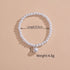 Boho Pearl Anklet Bracelet Handmade Pearl Ankle Bracelet Pearl Charm Foot Jewelry for Women...