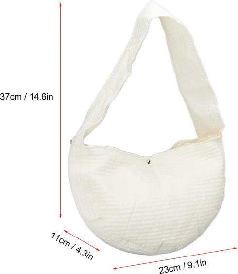 Asixxsix Dog Sling Carrier, Breathable Hand Free Safe Pet Sling Carrier Soft Comfortable Durable Cat Sling Carrier with Widen Shoulder Strap for O...