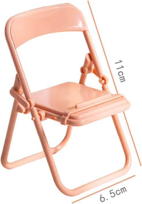 2Pcs Purple Cell Phone Stand, Mini Universal Phone Stand for Desk, Chair Design Phone Holder Stand Compatible with iPhones13 iPhones 13 Pro iPhone...