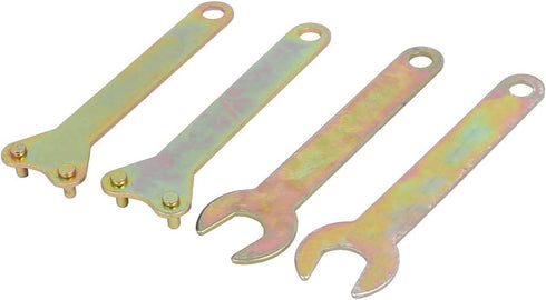 uxcell Angle Grinder Spanner Wrench Lock Nut Hand Tool Bronze Tone 112mm Length 4 in 1 Set...
