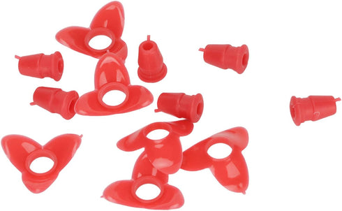 CHICIRIS Hummingbird Feeder Replacement Flowers, 30 Pieces Hummingbird Feeder Flowers, Hummingbird Feeder Parts, Replacement Flowers for Hummingbi...