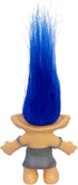 Good Luck Troll doll 7"(include hairs) tall Toy Action Figure troll for School Project?Arts Crafts?Party Favors (13-blue)...