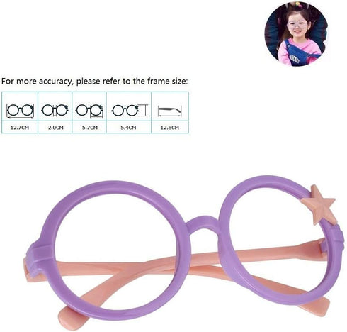 serbon Children Stylish Cute Glasses Frame Without Lenses Pack of 3...