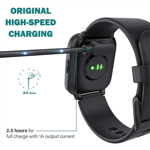 Compatible with TUYOMA Smartwatch Charger, Lamshaw Magnetic USB Charging Cable Replacement Charger Cable Compatible with TUYOMA LW76 1.91" Smart W...