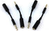 Honbay 4pcs Gold Plated 3.5mm Male to 3.5mm Female Extension Cable Headset Audio Jack Extender Adapter for Battery Charger Case and Smartphones...