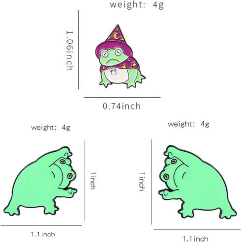 Cute Frog Animal Brooch Pin for Women Gift...