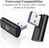 AuviPal 90 Degree USB 3.1 Adapter (2 Pack), Right and Left Angle USB A Male to Female Connector Extender for PC, Laptop, USB A Charger, Raspberry ...