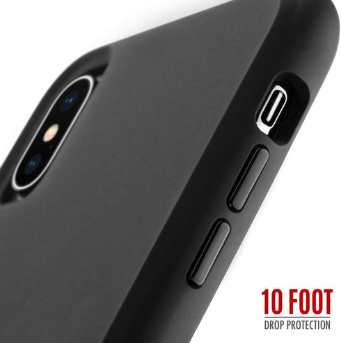 Case-Mate - iPhone XS Case + Glass Screen Protector Bundle - TOUGH - iPhone 5.8 - Matte Black......