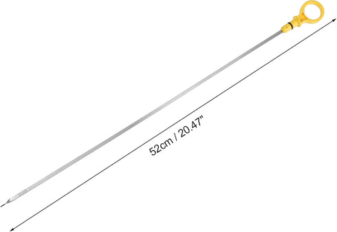 X AUTOHAUX Car Engine Oil Dipstick for Ford F-150 2012-2014 Oil Level Dipstick Oil Trans Level Dip BR3Z6750A Plastic Stainless Steel Silver Tone Y...