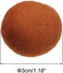 PATIKIL Wool Felt Balls Beads Wool Felting Pom 3cm 30mm Dark Brown for Home Crafts Handcrafts Project DIY Pack of 20...