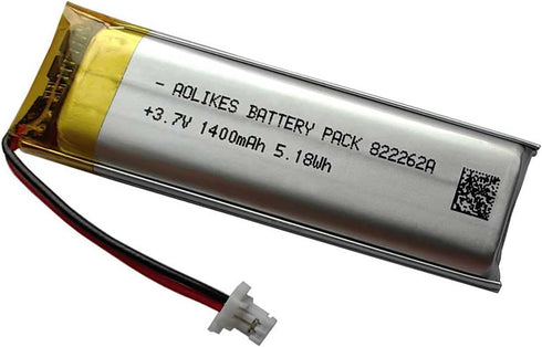 GYMIN 5.18Wh 1400mAh Battery Replacement for Sena 50R, 50R-01 Motorcycle Bluetooth Headset, SP76 Battery Pack, (Not Working with Sena 50R 3-Button...