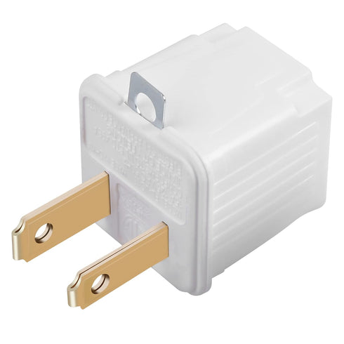 3-2 Prong Adapters Grounding Converters-TENINYU ETL Adapter 5-pack for Outlets Electrical Household Workshops and Other Appliances...