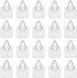 Artliving 1.25 Inch Invisible Adhesive Plate Hanger Set Vertical Plate Holders for The Wall(50 Pack)...