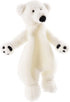 Apricot Lamb Arctic Stuffed Animals Security Blanket White Polar Bear Infant Nursery Character Blanket Luxury Snuggler Plush 10 Inches...