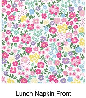 Floral Themed Tea Party Supply Pack Bundle Includes Paper Plates & Napkins for 8 Guests...