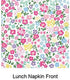 Floral Themed Tea Party Supply Pack Bundle Includes Paper Plates & Napkins for 8 Guests...