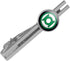 Green Lantern Logo Round Tie Bar Clip Clasp Tack Silver Color Plated...