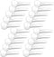 20 Measuring Spoons Set with Short Handle - 1 Teaspoon (5 ML) Clear Plastic Scoops for Creatine, Coffee, Grains, Spices, Powders, and Other Dry Go...