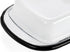 Suwimut Enamelware Butter Dish with Lid, Farmhouse White Butter Dish Vintage Style Black Rim Enamel Butter Container with Cover, Metal Butter Keep...