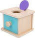 Adena Montessori Baby Toys Coin Box with Ball Blue Door Great Gift for 6-12 Months 1 2 Years Old Toddlers...