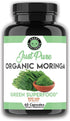 Organic Moringa, Nature’s Green Super Food Supplement, 100% Pure Leaf Powder, All-Natural Nutrient Rich Antioxidant, Body Detox and Digestive Heal...