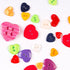 AKOAK 1 Bottle (Approx. 400Pcs) Handmade Candy-Colored Children's Clothing Buttons, Square/Heart-Shaped/Flower-Shaped, a Variety of Shapes and Col...
