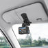 SUREWO Car Sun Visor Mount, Quick Clip Sun Visor Mount with Universal Ball J Hook Compatible with GoPro Hero 12 11 10 9 8 7 6 5 Black,DJI Osmo Act...