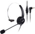 AGPTEK® 2.5mm Monaural Headset for Desk Phones, 6FT Hands-Free Noise Cancelling Headphone with Mic, Microphone, Comfort Fit Headband for Office Ph...